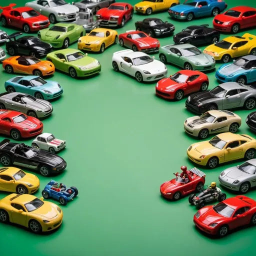 Lots of collectible toy cars for car fans