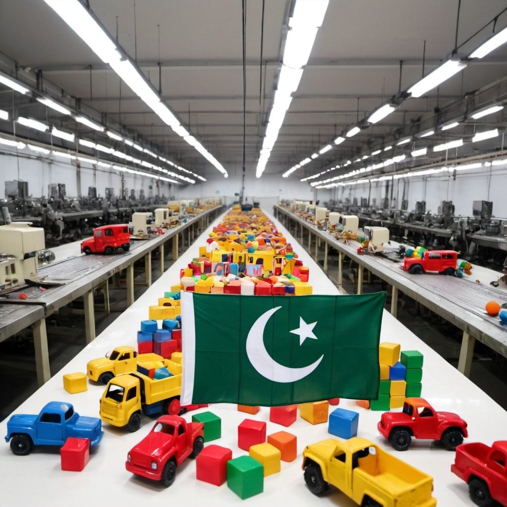 Educational Toys made in a factory in Pakistan