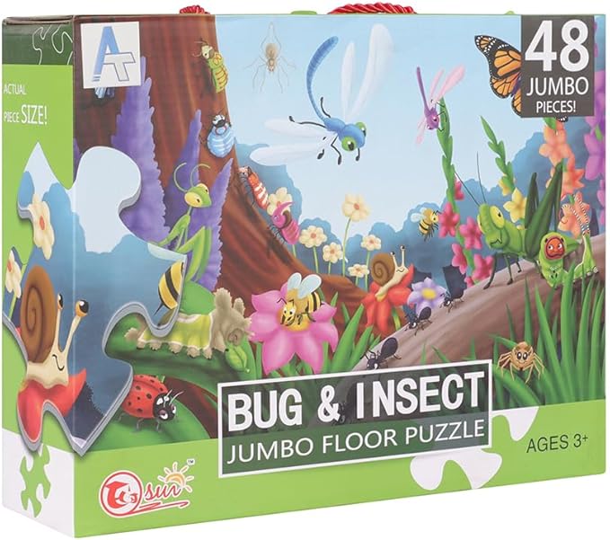 Educational Imagery: Showcases a variety of bugs and insects for learning.