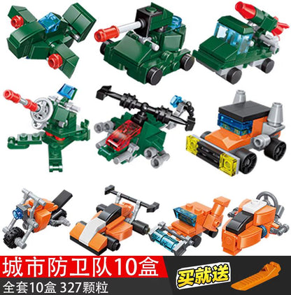 Space Voyage Expedition Team Set of 10 pieces-Qman Trans Combo 3in1 - Evergreen Toy Store