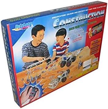 The set includes step-by-step assembly instructions with clear illustrations and diagrams, making it easy for children to follow along and build the Jeep model independently or with minimal adult supervision.