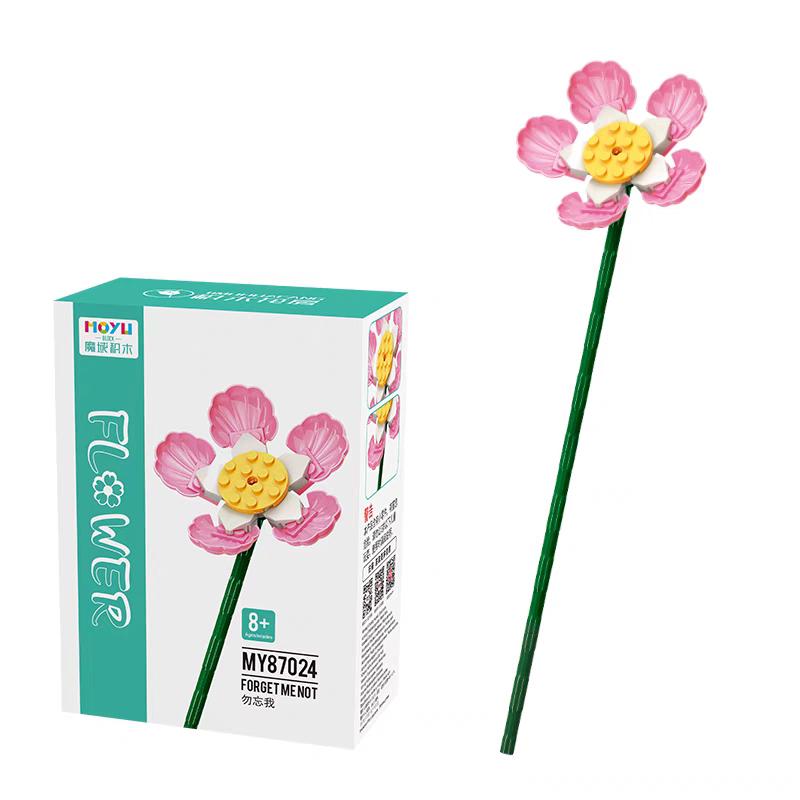 The flower bouquet building kit can make a unique gift for your friends, or yourself. The beautiful bouquet can express your love and surprise them. It is an ideal gift for Valentine's Day, Birthday, Mother's Day, and Christmas.