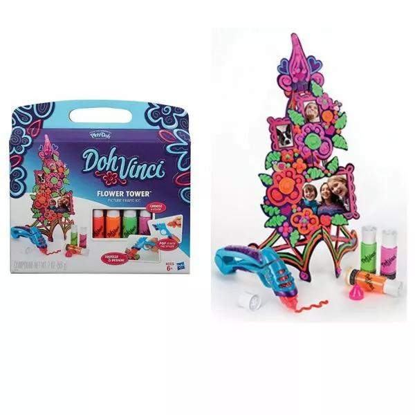 DohVinci Flower Tower Picyure Frame Kit Playset
Design in 3D with the modeling compound and tools in the flower tower design kit