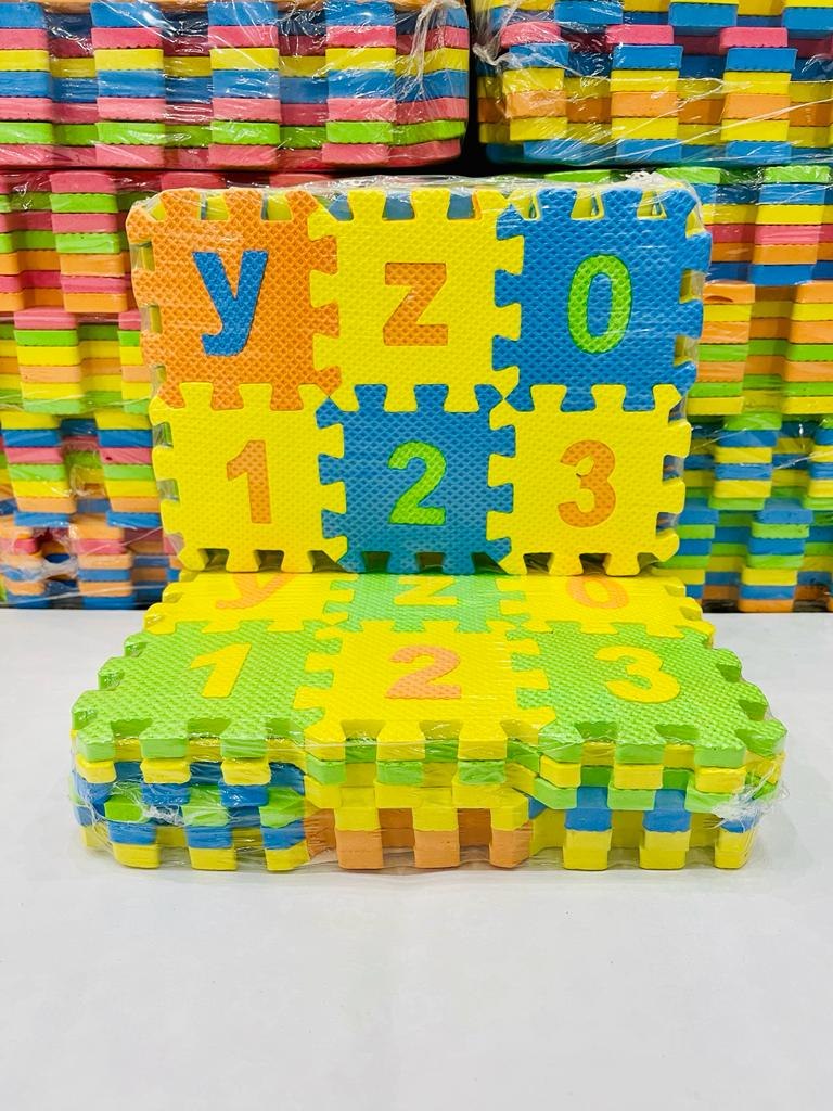 Numbers and Letters Foam Puzzle Mat Evergreen Toy Store