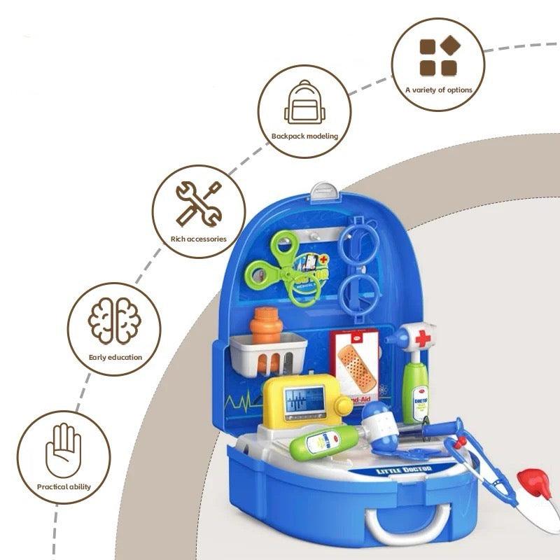 Educational and Entertaining
Learn through play! This doctor set not only entertains but also educates, allowing kids to familiarize themselves with medical instruments in a fun and interactive manner.