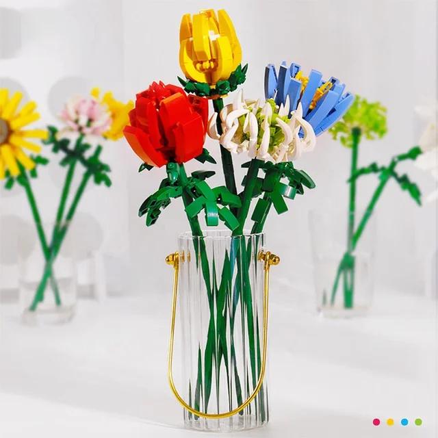 Everlasting Beauty: Enjoy a bouquet that never wilts. With this Flower Bouquet Building Kit, your flowers will remain vibrant and beautiful year-round.