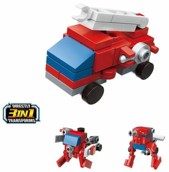 3 in 1 transforming Fire engine truck