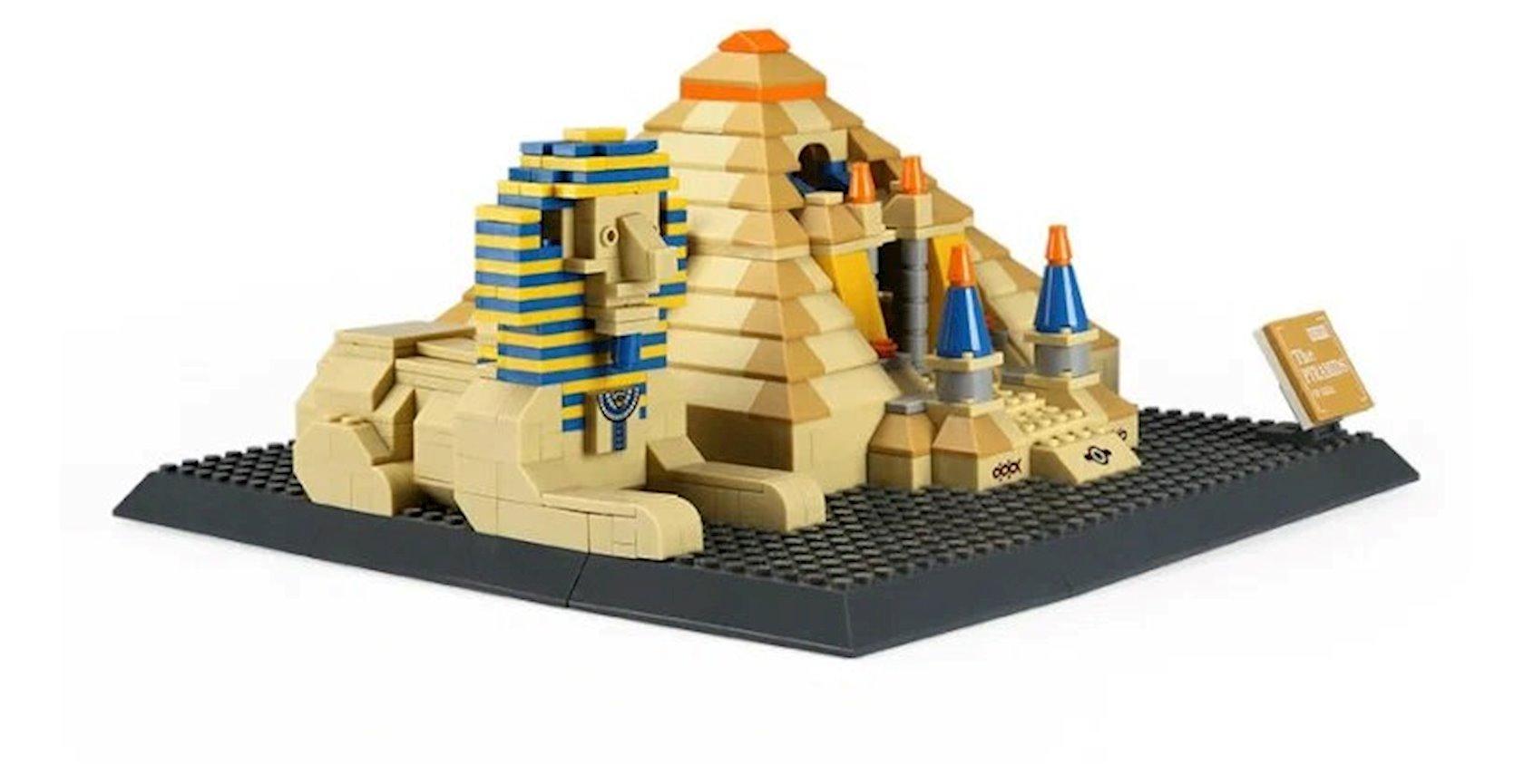 Sphinx& Pyramid of Khufu Building Blocks Architecture of Egypt | 1311PCS - Evergreen Toy Store