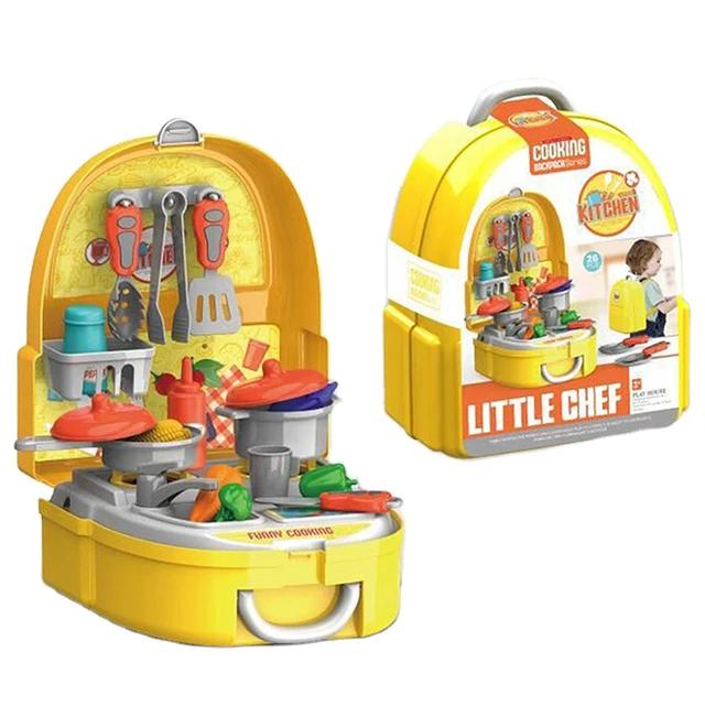 Interactive Accessories: Comes with  pieces of accessories including pretend food, utensils, and kitchenware to enhance the play experience.