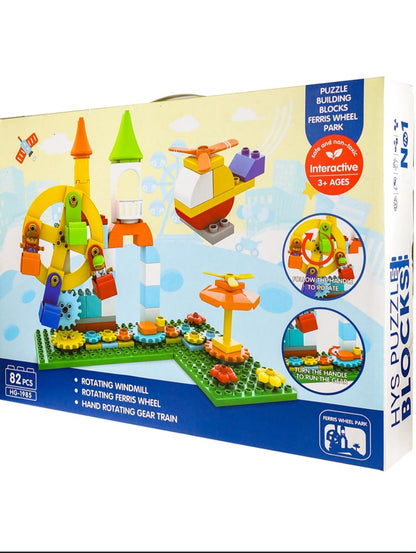 Kids DIY Educational Playing interlocking Toy Blocks Paradise Series - Evergreen Toy Store