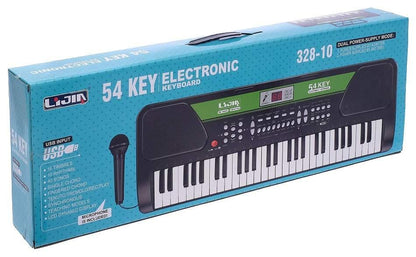 54 Key Electronic Keyboard Piano with Microphone - Evergreen Toy Store