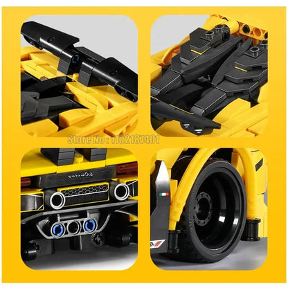 Lamborghini  Sports Car Building Blocks Toy Set