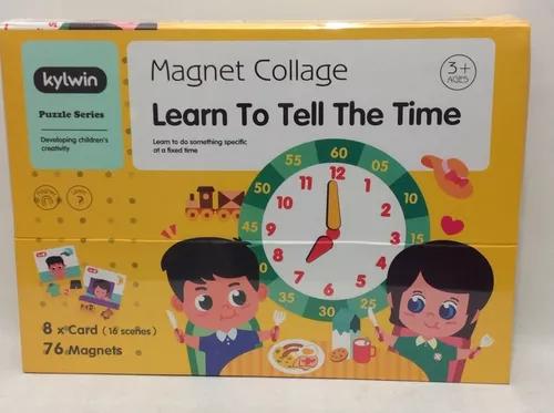 Magnet Puzzle Collage Learn to tell Time - Evergreen Toy Store