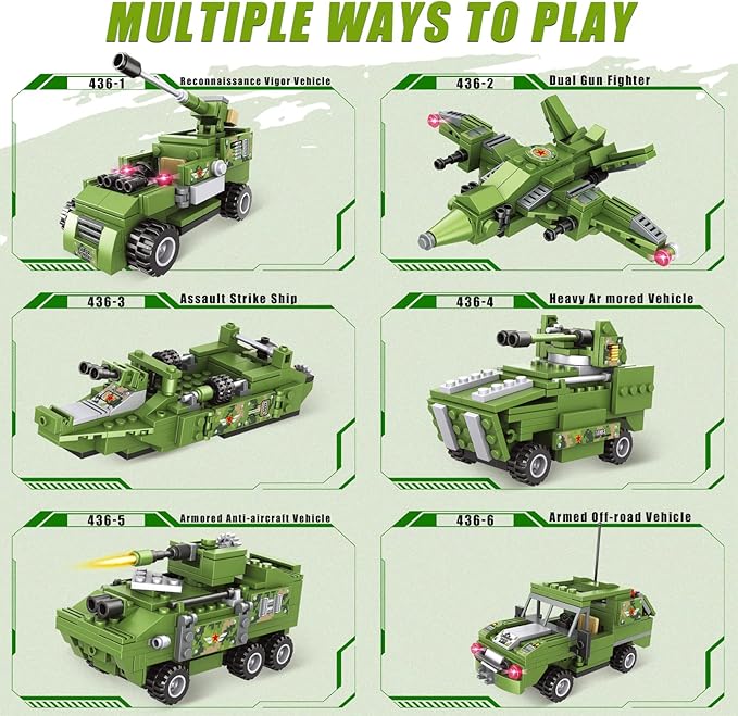 The tank model is realistic, perfect in detail production, some small parts can be flexibly swayed, every place is exquisite and delicate, and the overall texture is full.Such as 360 degrees rotating fort turret with adjustable main gun,and so on. You can adjust them as your preference.These army vehicle models make the full military base more compelling