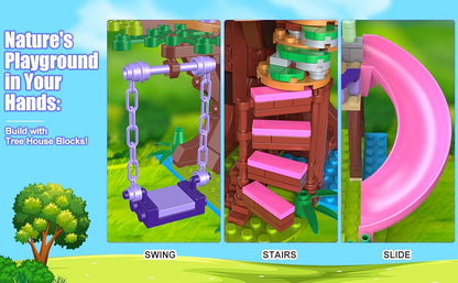 This tree house building block is suitable for kids over 6 years old. Not only is it a fun choice for kids, it's also a unique and meaningful gift. Whether it's a birthday, Christmas or other special occasion, it's the perfect gift for kids, providing both entertainment and stimulating their intellectual development