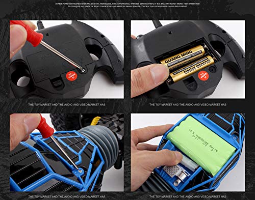 One key transformation: Just pressing the one key transform button, the short-course car can change into a monstrous truck or vice vers