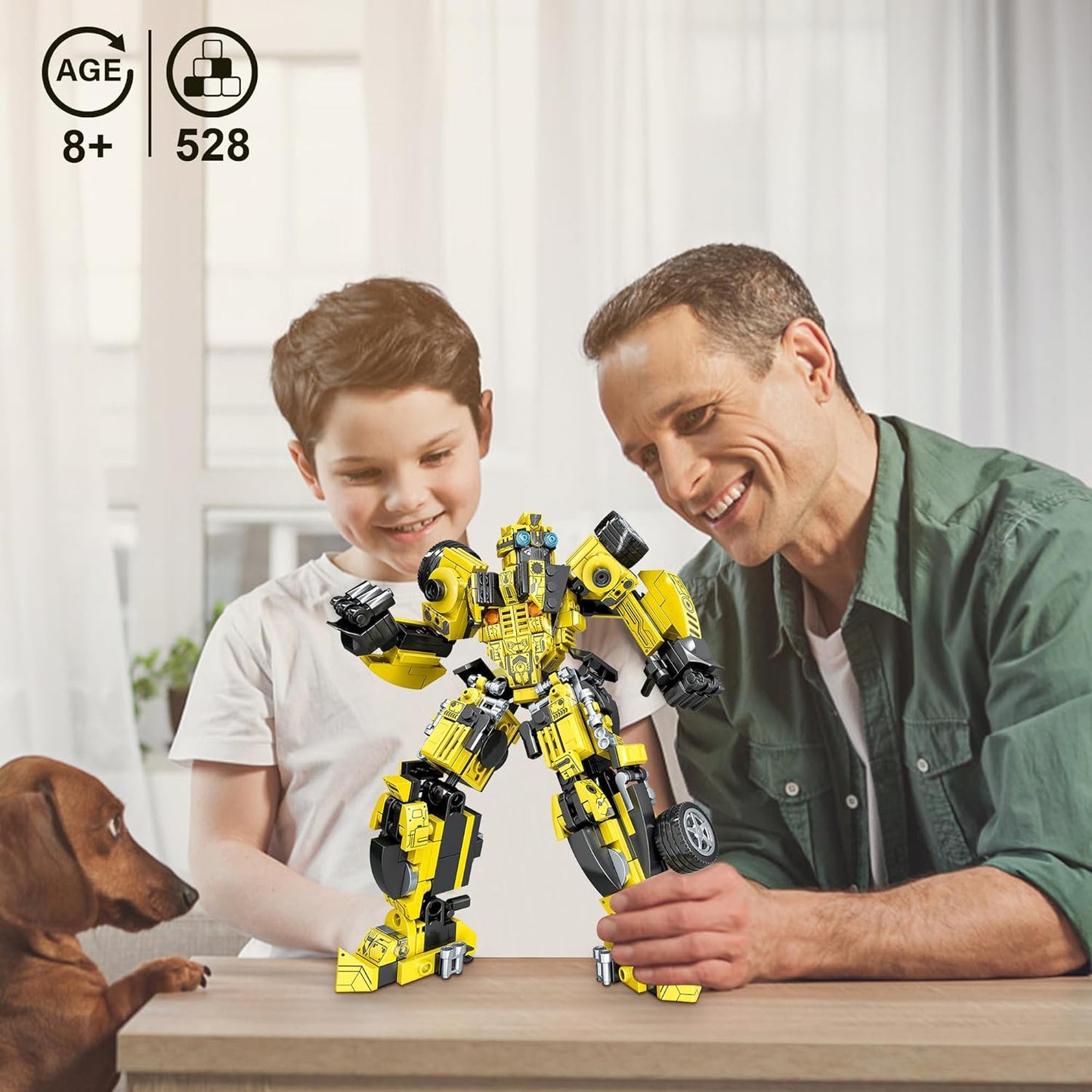 Creative and Imaginative Toy By assembling and building this battle transforming robot, this STEM toy maximizes children's creativity, hands-on ability, imagination, motor skills, social skills, and thinking. 