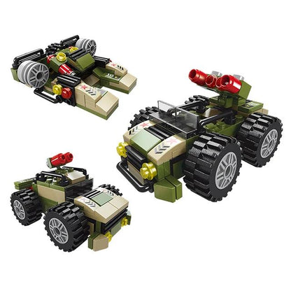 Kids Can Play As Soldiers In Tank Or Driving Armored Vehicles And Planes To Join Military Battles, Or Play As An Chief Commanding Vehicles And Planes To Conduct Military Exercises Or Join The War. For Adult Military Enthusiasts, It Is Also A Very Good Collection And Decorations.