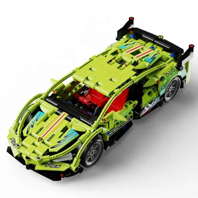 Modular Components: The lego blocks are designed to fit together seamlessly, allowing builders to customize their car with interchangeable parts and accessories.