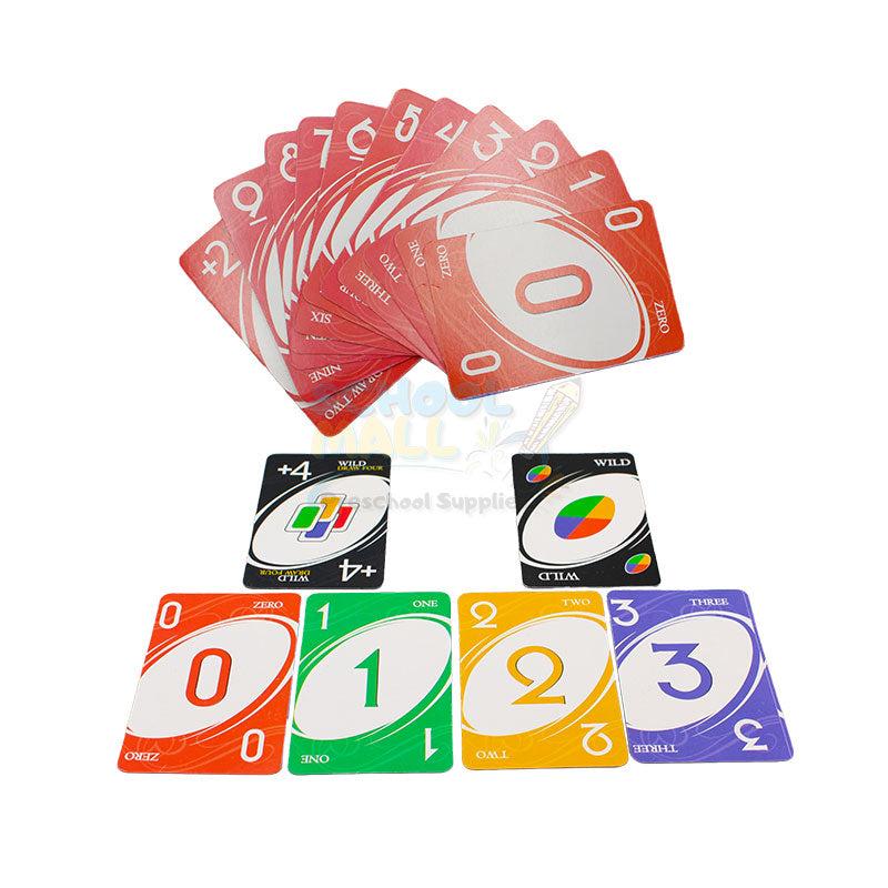 Includes 112 cards plus simple instructions. For 2 to 10 players, 7 years old and up. with free plastic container