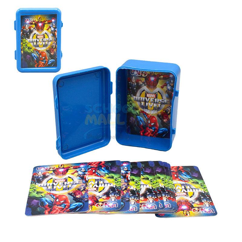 Based on the action-Packed film, this UNO deck features cards with images of your favorite Avengers characters.