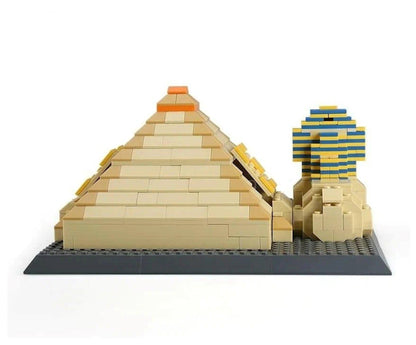 Sphinx& Pyramid of Khufu Building Blocks Architecture of Egypt | 1311PCS - Evergreen Toy Store