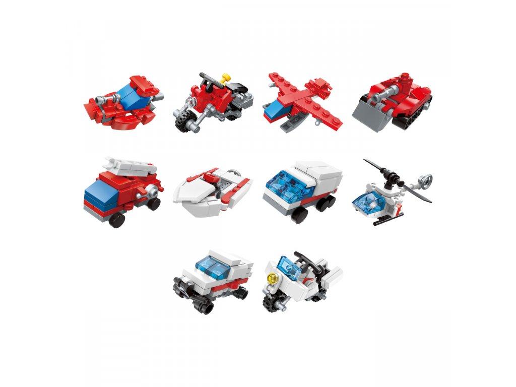 each box has a different vehicle design that can be transformed 3 ways