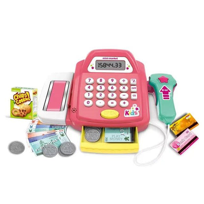 This toy cash register is also a ideal choice to make kids busy and occupied with pretend money and groceries.