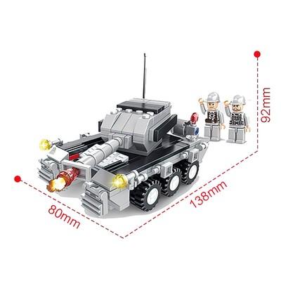 compact and portable design of tanks building model