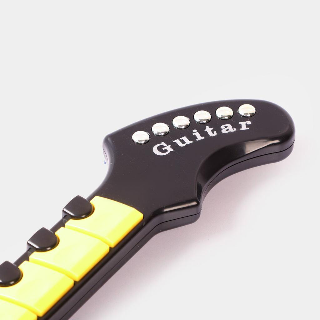 Ergonomic Design: The guitar is designed with child-friendly dimensions and features, including a lightweight body, comfortable neck, and easy-to-press buttons, ensuring a positive playing experience for children of all ages