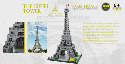 This Paris architecture model measures 25 in. (63.5cm) high, 12.6 in. (32 cm) wide, and 12.6 in. (32 cm) deep, comprising 1820 individual pieces that ensure an exciting teen and adult building experience full of culture, history, and architectural art, it is one of Europe’s largest and most memorable cities.