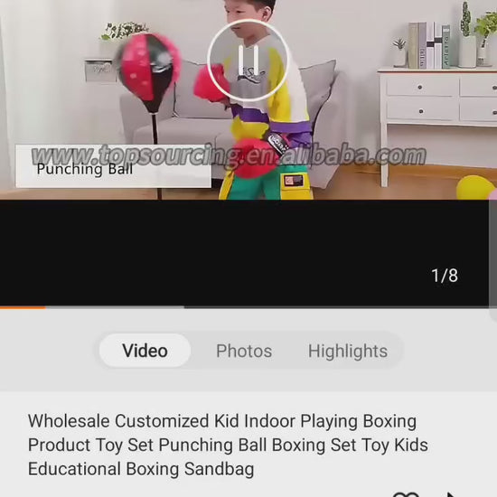 Encourage your little champ to vent out his energy in a healthy way with King Sport Punching Ball Set for Kids.