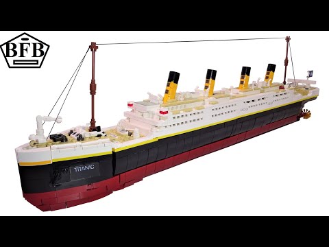 Build Your Own 2022pcs 2024 Building Blocks Model: Build Your Own Titanic Cruise Ship