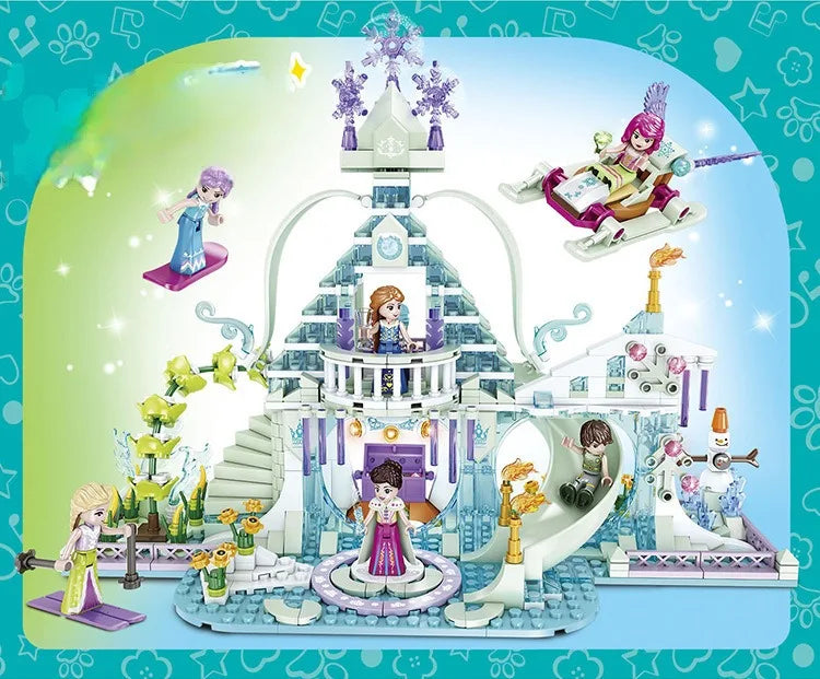  Dream Castle Series This exquisite Crystal House is a must-have for all little princesses out there. Compatible with Lego, this set allows for endless creativity and imaginative play.Step into a magical world with our Fang Orange FC3509 Assembled Building Block. This enchanting Crystal House is designed to captivate young girls and transport them to a fairy tale land. With its intricate details and vibrant colors, this set is sure to spark their imagination.