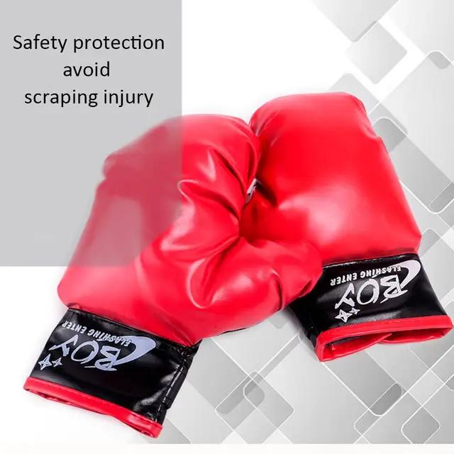 Includes two boxing gloves